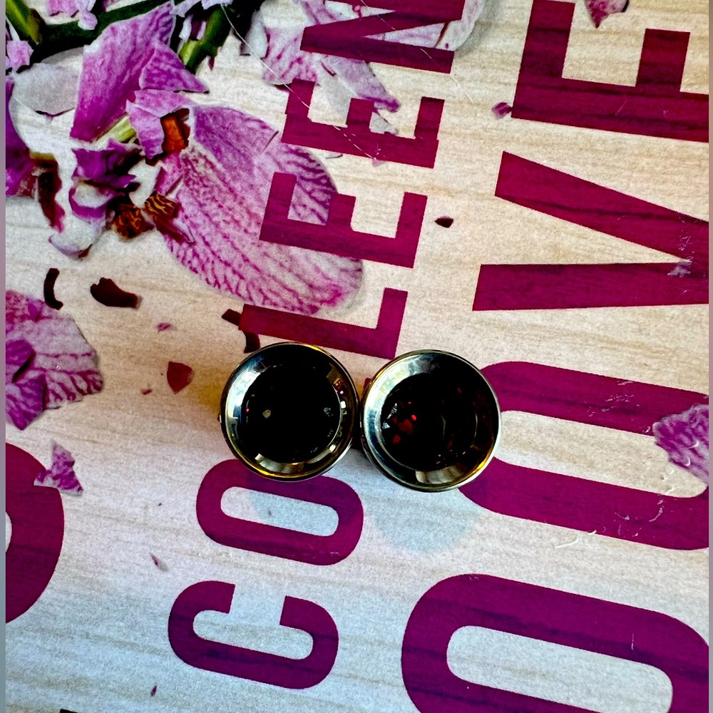 Anatometal titanium floating gem eyelets 00g/9mm single flare